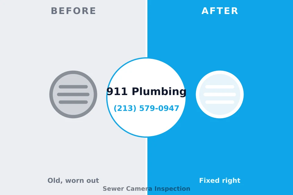 Before and after: plumbing company Blackfoot, ID